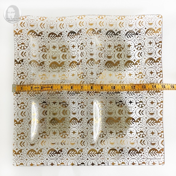 Mid Century Serving Tray Large Sectioned Appetizer Platter By Georges Briard 60s - Picture 2 of 12